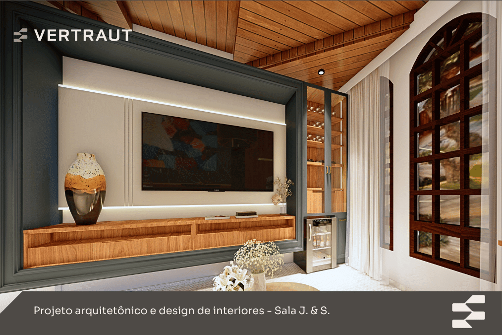 Projeto arquitetônico e design de interiores
