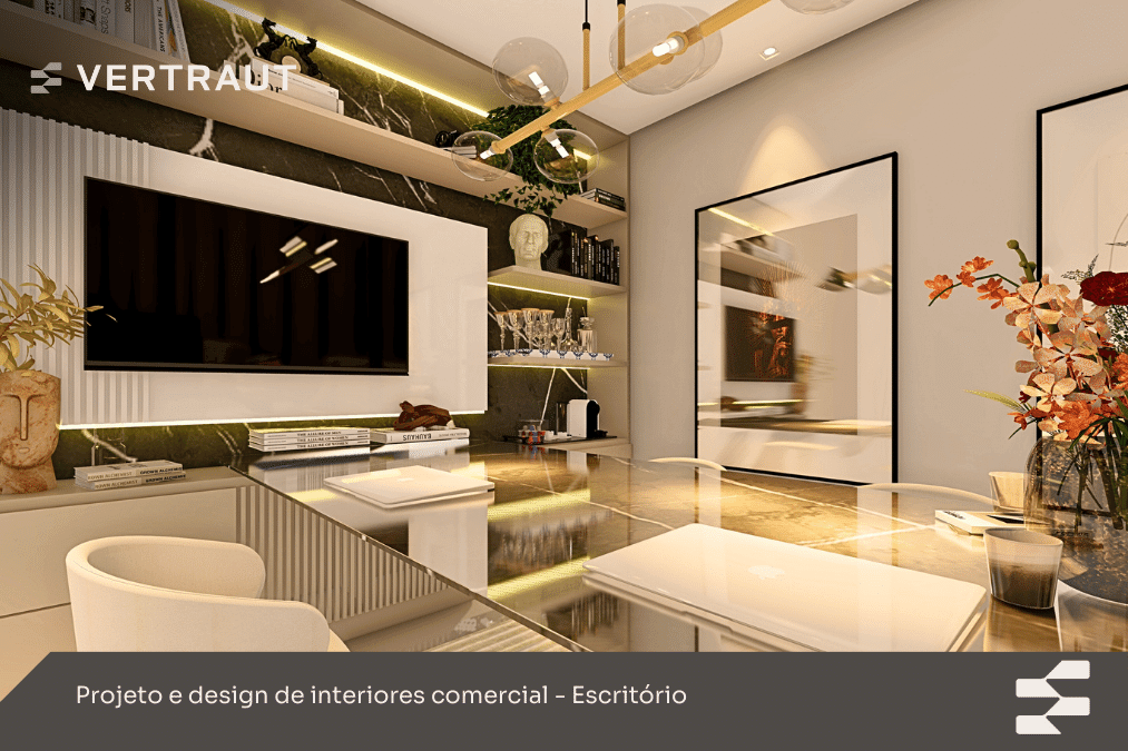 Projeto e design de interiores comercial - Escritório